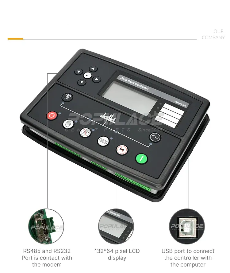 Deep Sea Controller Auto Start Control Module DSE7320 MKII for generator 3