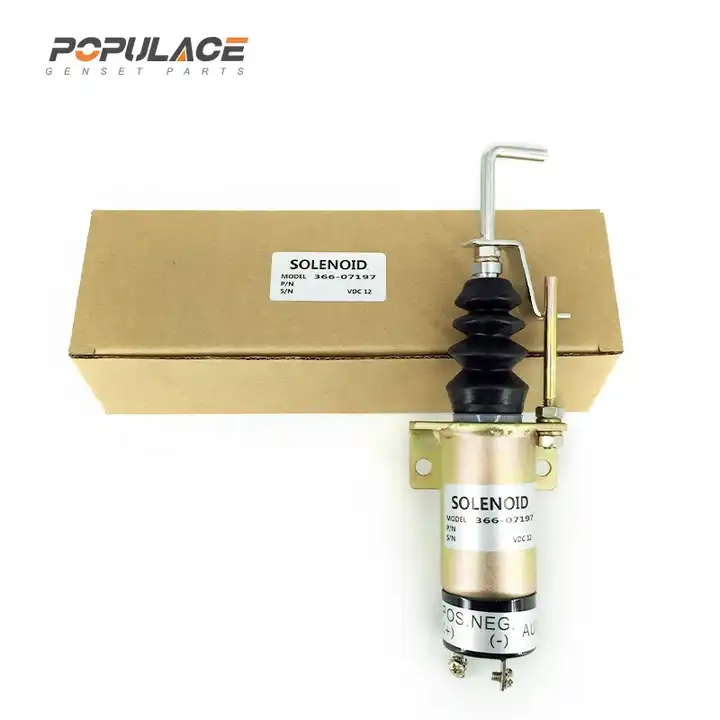 Lister Diesel Engine Fuel Stop Solenoid Engine Stop Solenoid 12V/24V 36607197