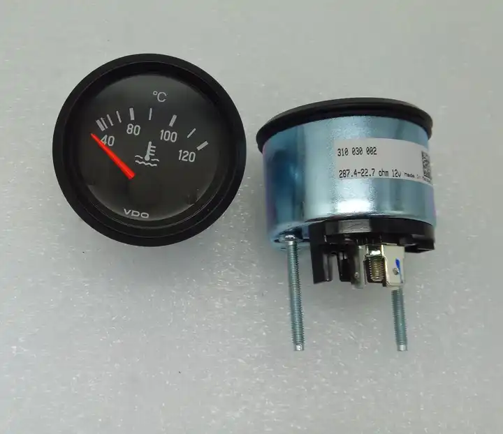 VDO 水温表 310-030-002C 测量范围 12V 报警值 120°C 310-040-002C 24V 120°C 310-040-01 24V 150°C